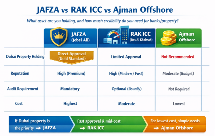 Best Jurisdiction for Offshore Company Dubai