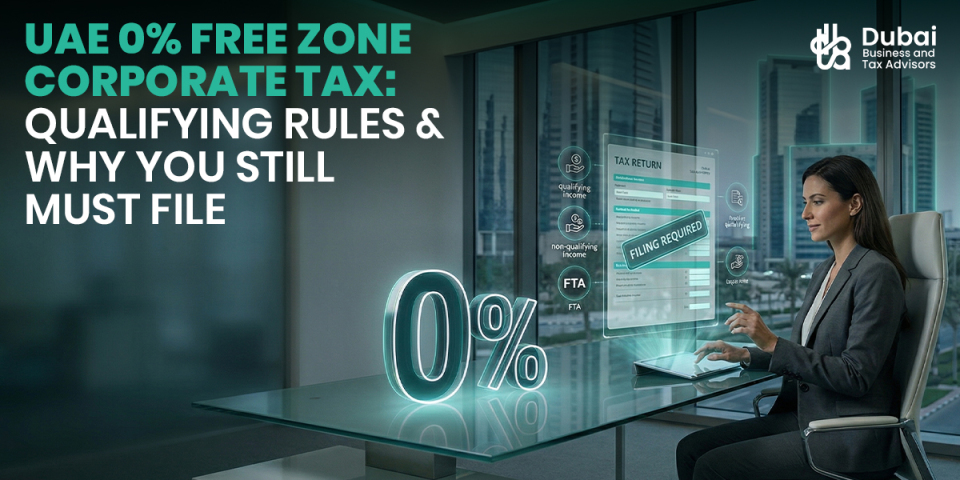 How to Register for Corporate Tax in the UAE: A Step-by-Step Guide UAE 0 Percent Free Zone Corporate Tax Qualifying Rules & Why You Still Must File