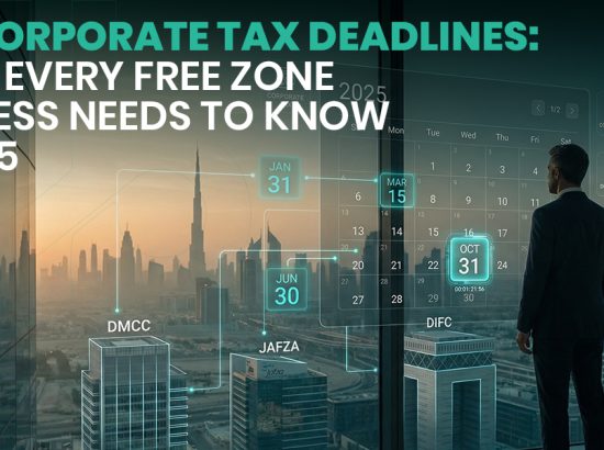 UAE Corporate Tax Deadlines: What Every Free Zone Business Needs to Know in 2025 UAE Corporate Tax Deadlines: What Every Free Zone Business Needs to Know in 2025