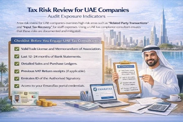 Tax risk review for UAE companies audit exposure indicators 