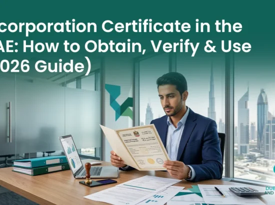 Incorporation Certificate in the UAE: How to Obtain, Verify & Use (2026 Guide) 