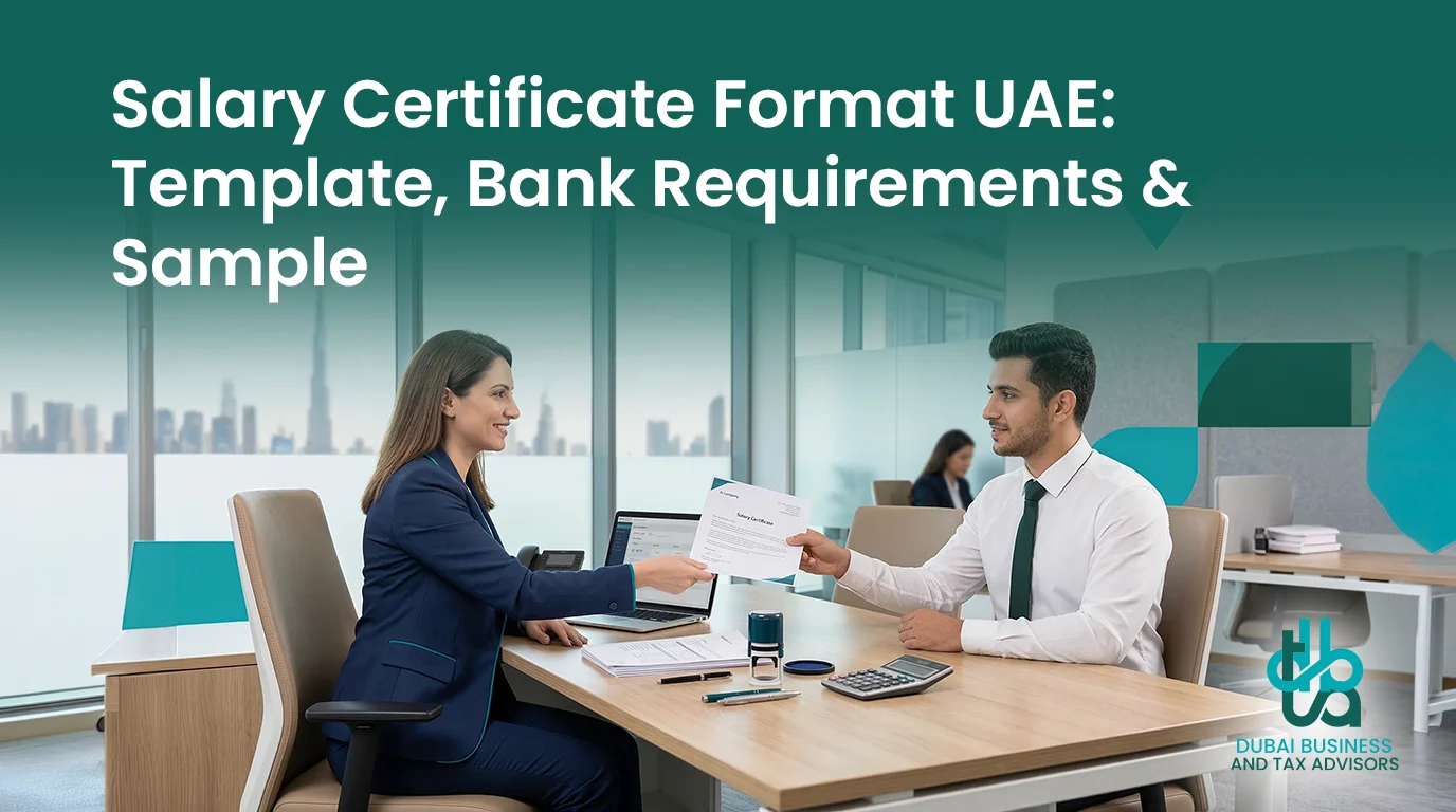 Salary Certificate Format in the UAE Template, Required Details & Bank Requirements