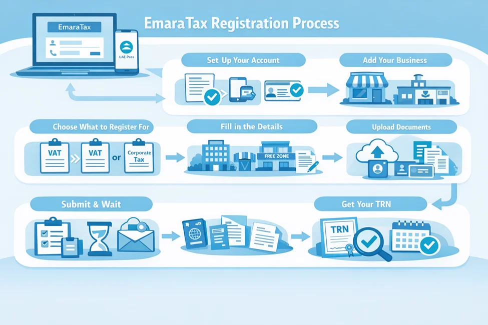 Registering on EmaraTax, Step by Step