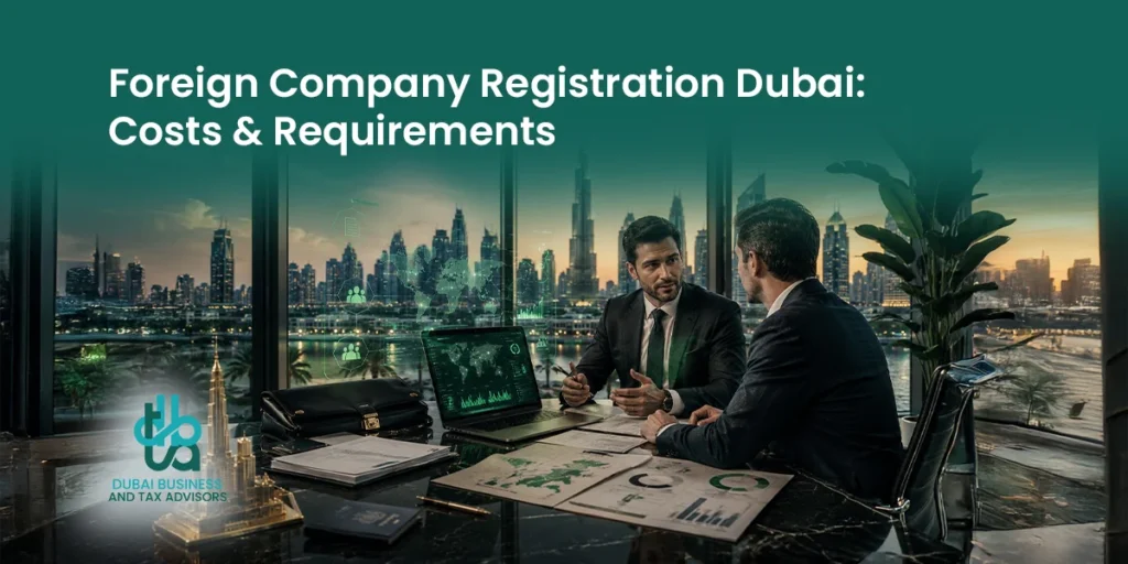 Foreign Company Registration in Dubai Costs, Rules, Process, and Tax Guide for Foreign Investors