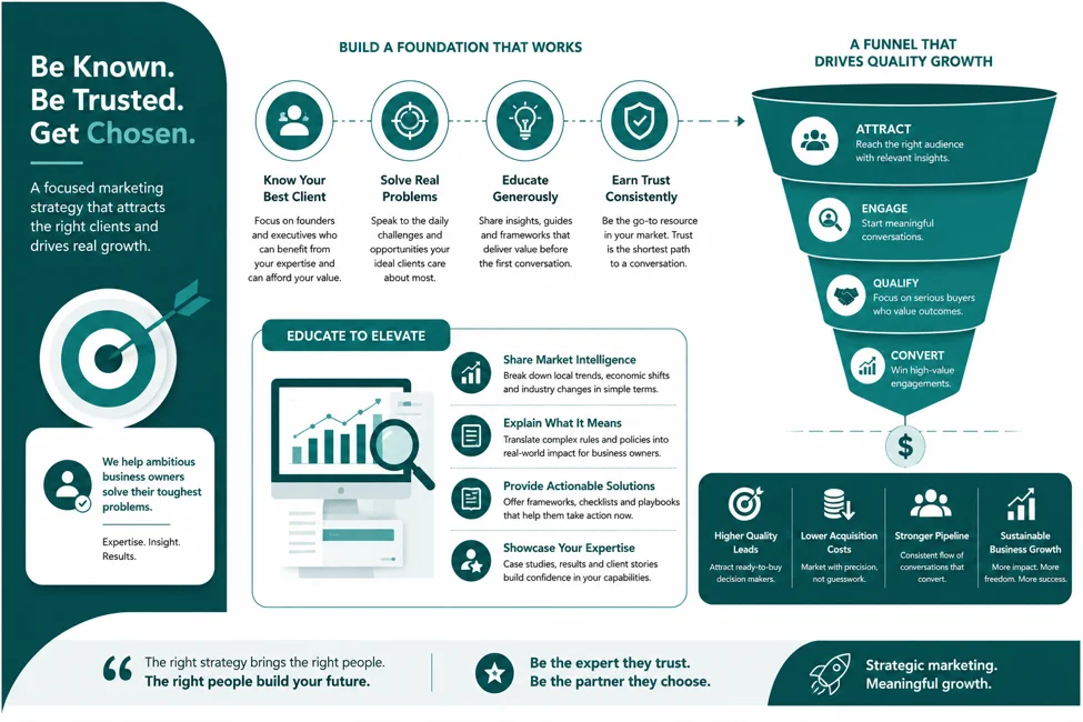 Executing a Real Marketing Strategy for Consulting Business Growth