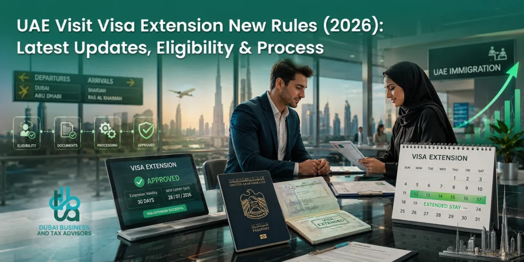 UAE Visit Visa Extension New Rules (2026): Latest Updates, Eligibility & Process UAE Visit Visa Extension New Rules (2026) Latest Updates, Eligibility & Process