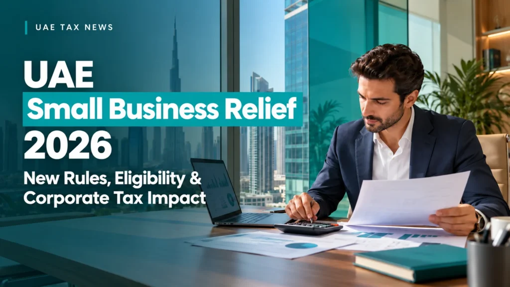 UAE Small Business Relief 2026 New Rules, Eligibility & Corporate Tax Impact 
