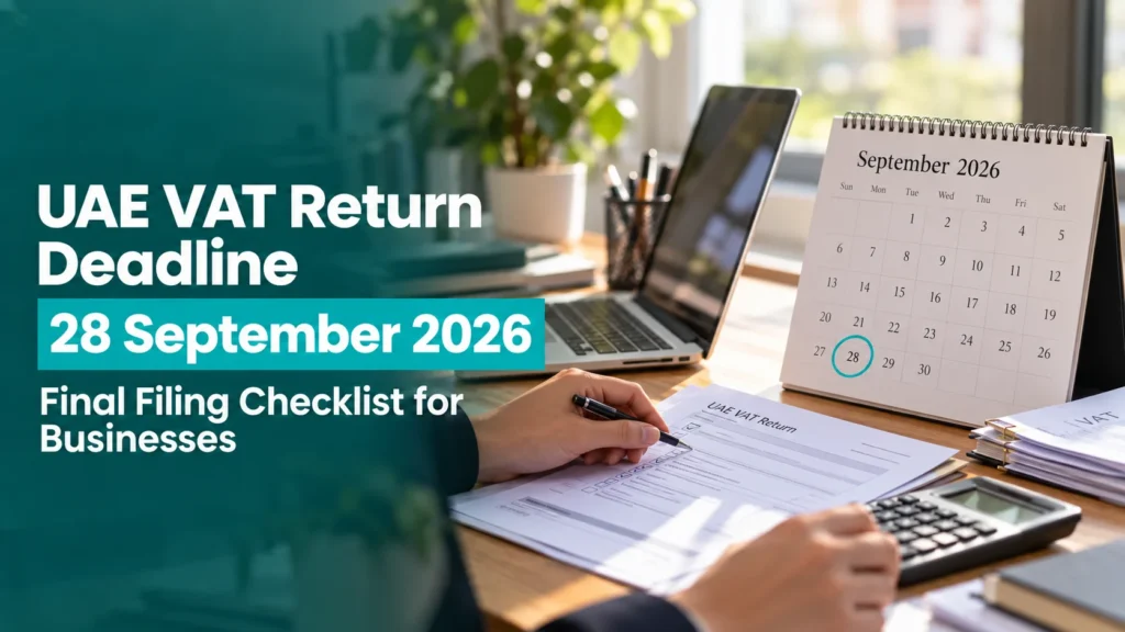 UAE VAT Return Deadline 28 September 2026