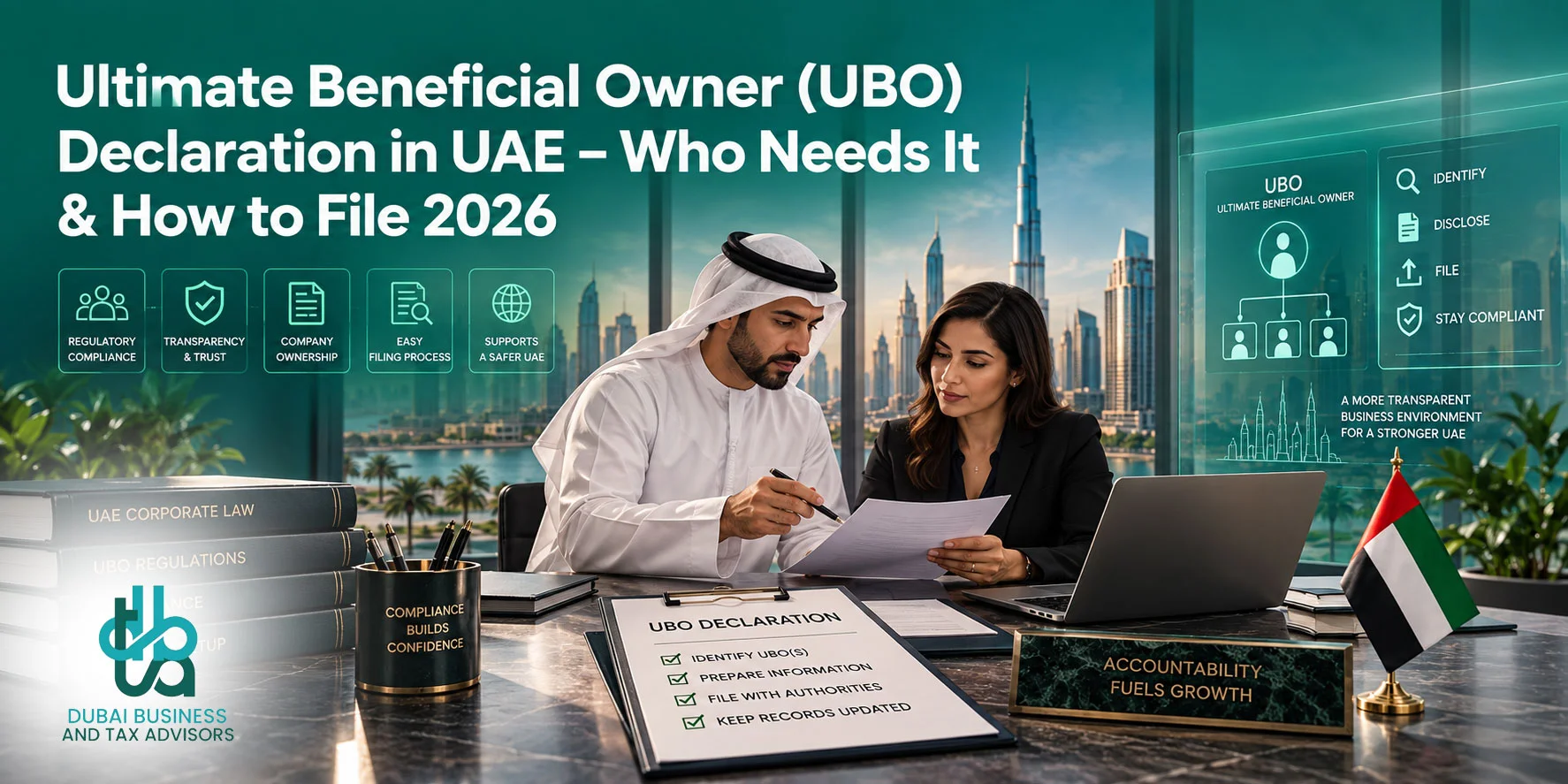 LLC Company Formation Ultimate Beneficial Owner (UBO) Declaration in the UAE
