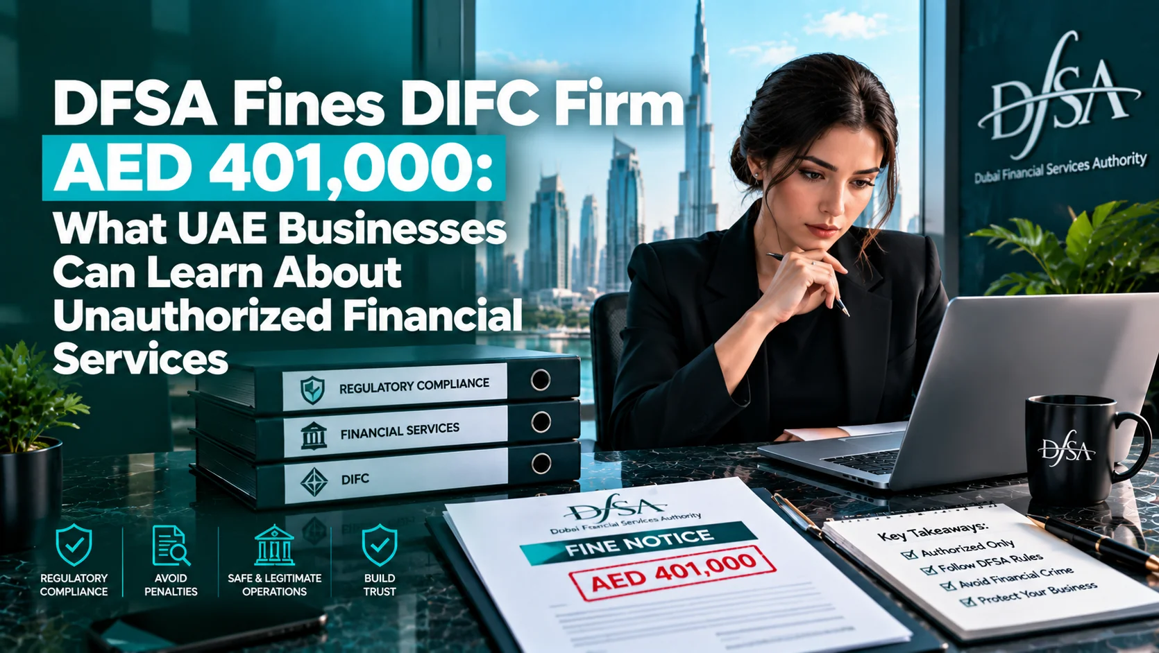 DFSA Fines DIFC Firm AED 401,000: What UAE Businesses Can Learn About Unauthorized Financial Services