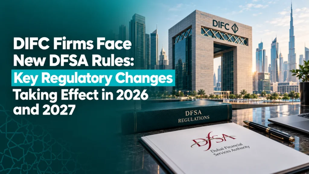 DIFC Firms Face New DFSA Rules: Key Regulatory Changes Taking Effect in 2026 and 2027 