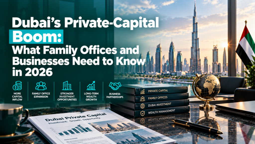 Dubai, UAE: Dubai International Financial Centre (DIFC) has reported strong growth in its family wealth sector, with registered foundations rising 67% and family-related entities increasing 36% year on year in the first half of 2026. The latest figures highlight Dubai’s growing role in private wealth management and family business planning. DIFC reported 1,409 registered foundations and 1,408 family-related entities in its H1 2026 results, released on 28 July. The center also reported that DIFC Square was fully pre-leased ahead of completion, while the launch of DIFC Zabeel District marked another step in its expansion. These developments come as Dubai continues to attract businesses and investors seeking long-term wealth management and investment structures. DIFC Introduces More Flexible Investment Structures One of the key regulatory developments this year is the enactment of the DIFC Variable Capital Company (VCC) Regulations on 9 February 2026. The framework gives investors more options for structuring proprietary investments and managing different investment strategies. A VCC can operate as a standalone company or as an umbrella structure with incorporated or segregated cells. These cells can help separate assets and investment strategies within one structure while supporting more centralized administration. The framework may be relevant to family-owned businesses and investors managing several assets or investment portfolios. However, the right structure depends on the family’s objectives, activities and applicable legal requirements. Professional business planning and strategy can help owners assess their options before making long-term structuring decisions. New DIFC Rules Expand Options for Holding Assets Another important development came in August, when DIFC announced updates to its Prescribed Company Regulations. The changes, enacted on 24 July, broaden access to these special-purpose vehicles for legitimate holding and structuring purposes. Prescribed Companies can be useful for family groups, investment holding arrangements and financing transactions. They must remain passive holding vehicles and cannot employ staff. The updated framework also introduces a formal role for licensed Corporate Services Providers in most cases, supporting administration, record-keeping and regulatory engagement. Together, the VCC and Prescribed Company frameworks offer different options for investors. Families should assess their intended use before choosing between them, rather than assuming one vehicle will suit every situation. What Family Offices and Business Owners Should Review These developments matter to family offices, business owners, entrepreneurs and investors planning to hold assets, manage investments or transfer wealth between generations. Choosing an unsuitable structure or overlooking ongoing obligations can create avoidable legal, tax and administrative problems. A structure’s benefits depend on its actual activities, ownership arrangements and compliance with the rules that apply to it. Families should review their ownership records, succession plans, governance arrangements and investment objectives. They should also seek advice on UAE Corporate Tax treatment before assuming that dividends, investment income or a foundation’s income will automatically qualify for tax relief. Reviewing tax and compliance requirements can help identify obligations that may apply to the chosen structure. Where a structure involves regulated financial services, the relevant licensing requirements should also be checked before activities begin. How Businesses Can Prepare Family offices and business owners should begin by identifying what they want their structure to achieve. This may include holding investments, separating assets, supporting succession planning or organizing family business interests. They should then compare suitable legal structures, understand the associated costs and responsibilities, and maintain clear financial and ownership records. Accurate bookkeeping can help maintain reliable financial information, while budgeting and forecasting can support planning for ongoing costs and future funding needs. Dubai Business and Tax Advisors (DBTA) helps businesses understand relevant UAE tax and business requirements and make informed decisions as they plan for growth and long-term stability. Dubai’s private-capital sector is evolving through both growing demand and new regulatory options. For families and businesses, the next step is to ensure their wealth structures are suited to their goals, properly maintained and compliant with the rules that apply.